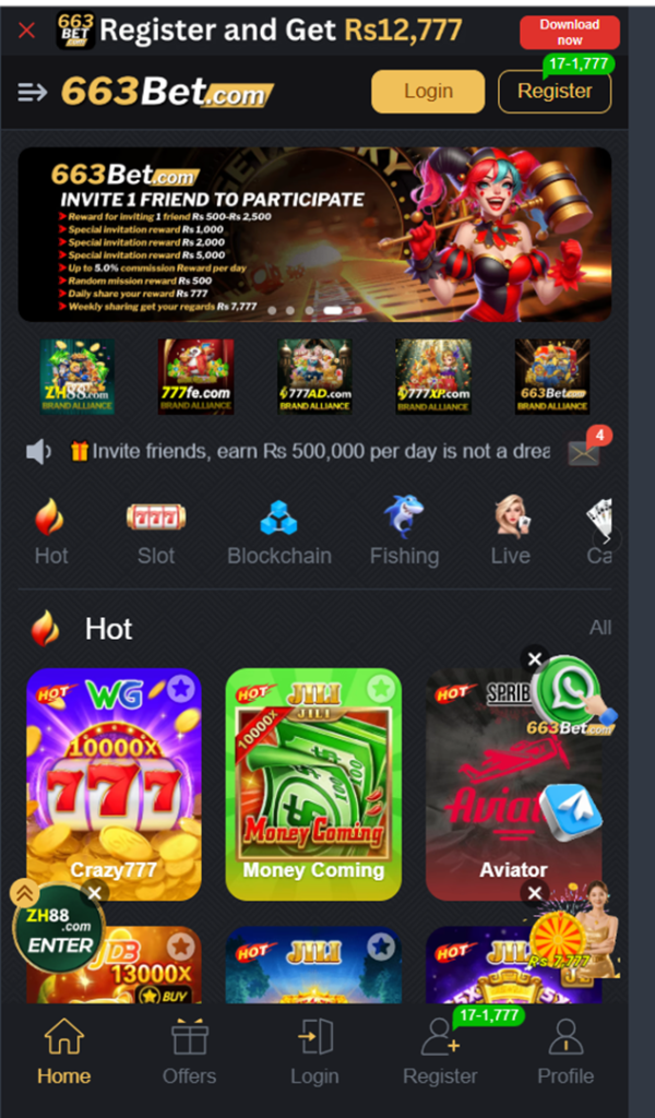 663Bet Game – Best Reward App in Pakistan image